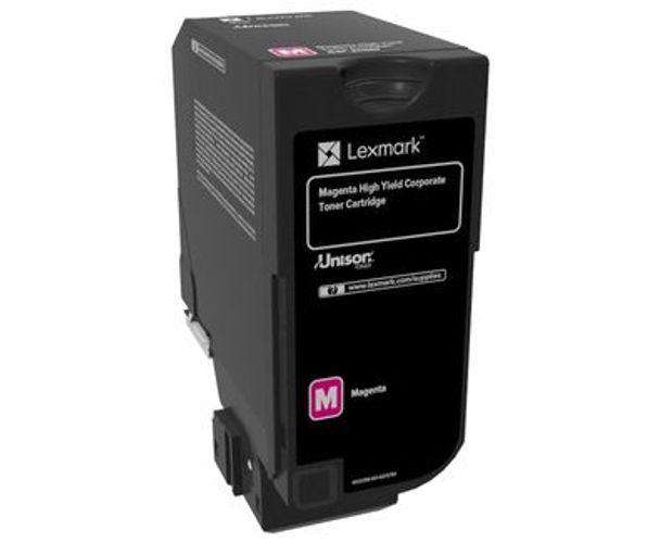 Lexmark 84C2HME cartuccia toner 1 pz Originale Magenta [84C2HME]