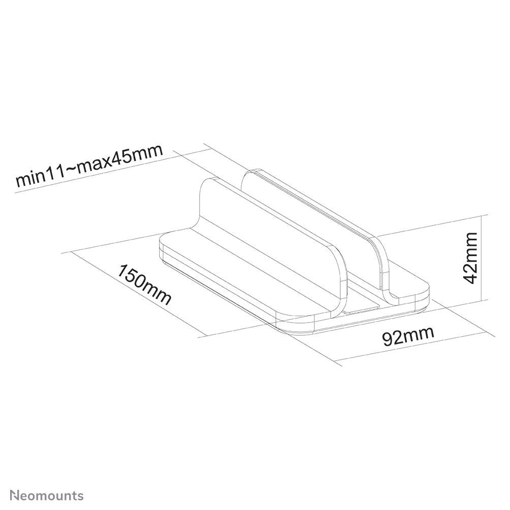 Neomounts NSLS300 Supporto per laptop 11-17" - universale [NSLS300]