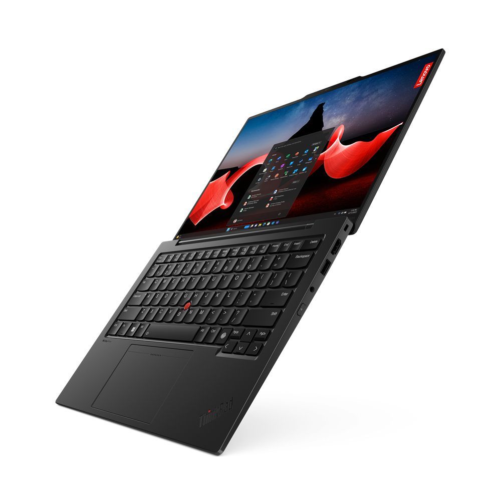 Lenovo ThinkPad X1 Carbon Intel Core Ultra 7 155U Computer portatile 35,6 cm (14") Touch screen 2.8K 32 GB LPDDR5x-SDRAM 1 TB SSD Wi-Fi 6E (802.11ax) Windows 11 Pro Nero [21KC006HIX]