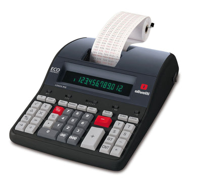 Olivetti Logos 912 calcolatrice Desktop Calcolatrice con stampa Nero [B5897]