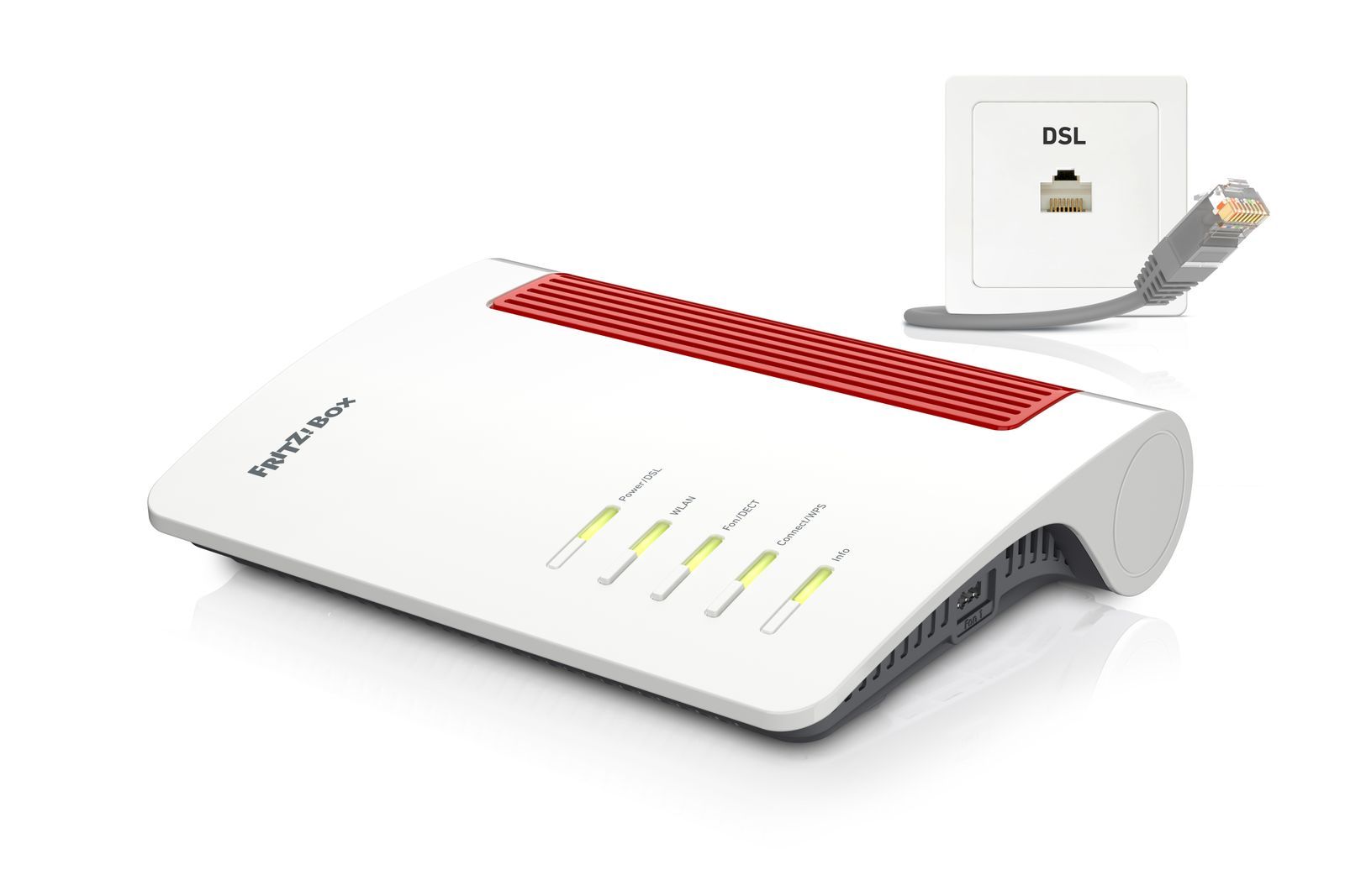 FRITZ!Box 7690 International router wireless 2.5 Gigabit Ethernet Dual-band (2.4 GHz/5 GHz) Bianco [20003079]