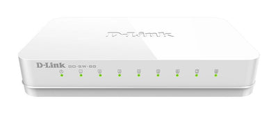 D-Link GO-SW-8G switch di rete Non gestito Bianco [GO-SW-8G]