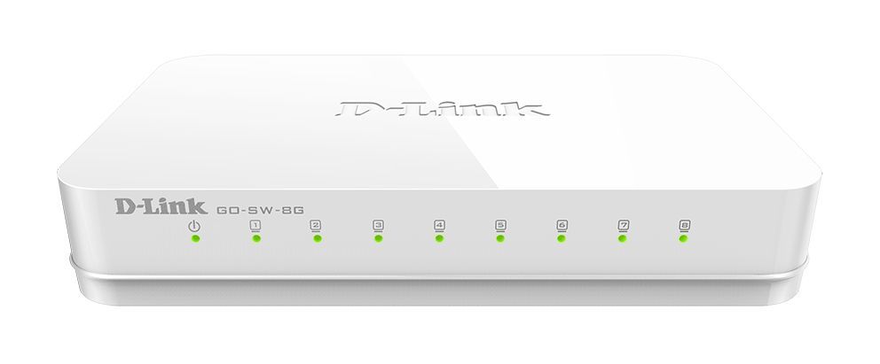 D-Link GO-SW-8G switch di rete Non gestito Bianco [GO-SW-8G]