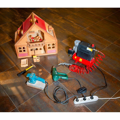 MULTIPRESA 5 SCHUKO/BIPASSO BIANCO [BT-3685D]