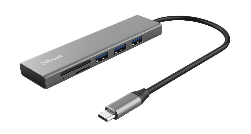 Trust Halyx Hub USB-C veloce e lettore di schede - [24191]