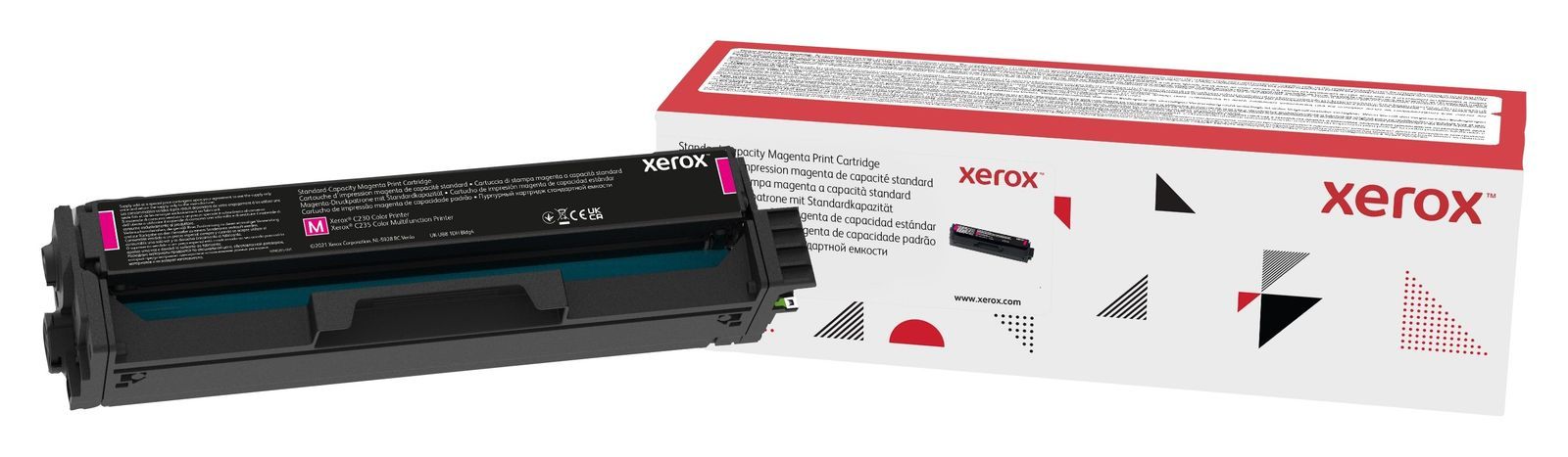 Xerox Cartuccia toner Magenta a Capacità standard da 1500 Pagine per Stampante a colori  C230/multifunzione a colori  C235 (006R04385) [006R04385]
