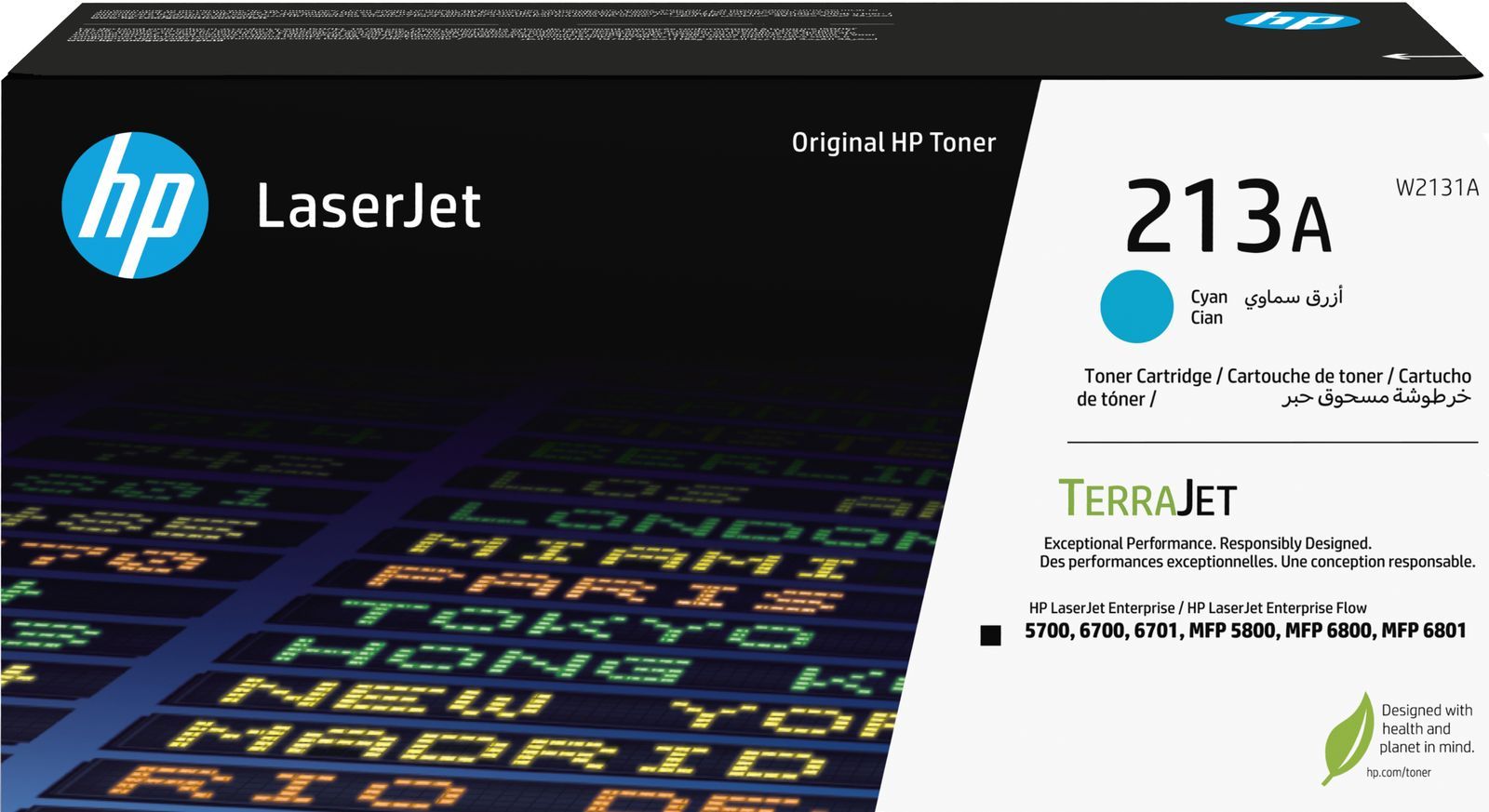 HP Cartuccia toner originale ciano LaserJet 213A [W2131A]