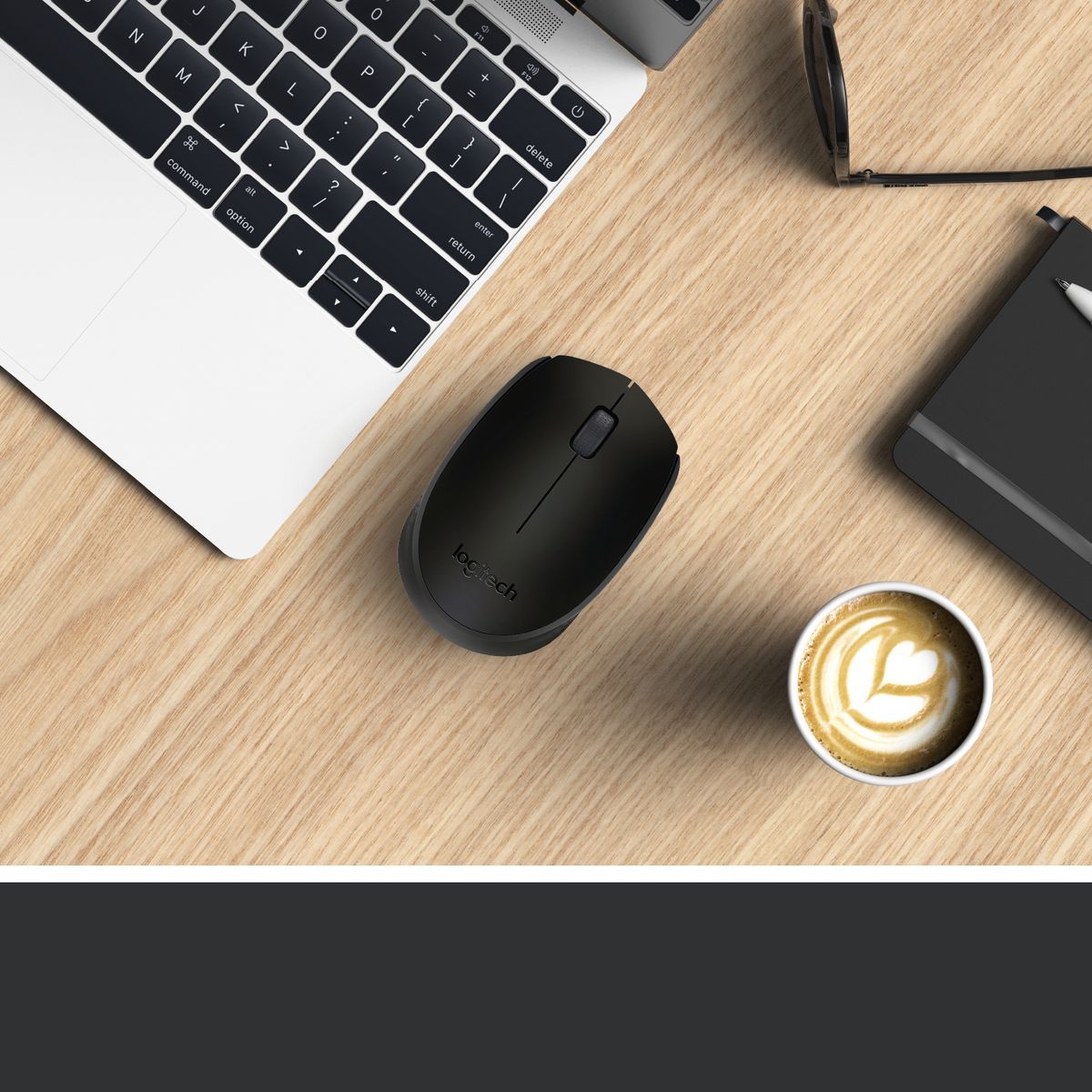Logitech M171 mouse wireless (nero) [910-004424]