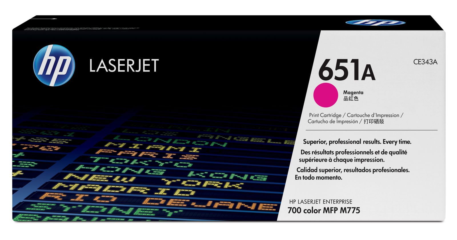 HP Cartuccia Toner originale magenta LaserJet 651A [CE343A]