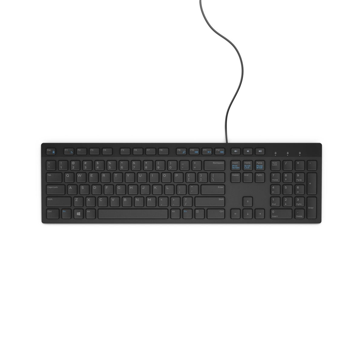 DELL KB216 tastiera Universale USB QWERTY US International Nero [580-ADHK]