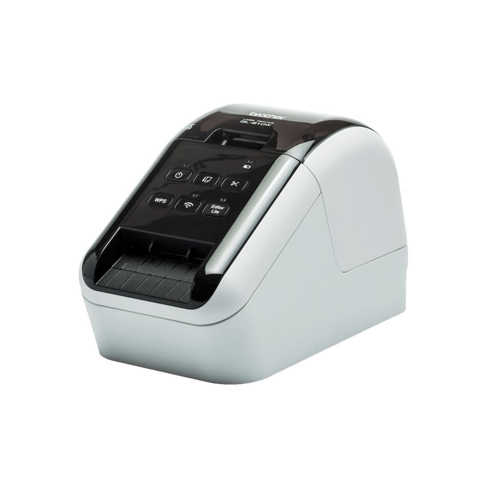Brother QL-810W stampante per etichette (CD) Termica diretta A colori 300 x 600 DPI 176 mm/s Con cavo e senza cavo DK Wi-Fi [QL810WCUA1]