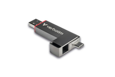 Verbatim Dual QuickStick unità flash USB 1 TB USB Type-A / USB Type-C 3.2 Gen 1 (3.1 Gen 1) Grigio [32043]