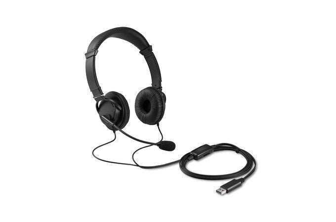 Kensington Cuffie USB-A classiche con microfono e controllo del volume [K33065WW]