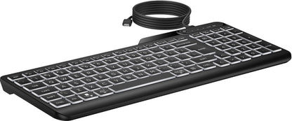 HP 405 BACKLIT WIRED KEYBOARD [7N7C1AA#ABZ]