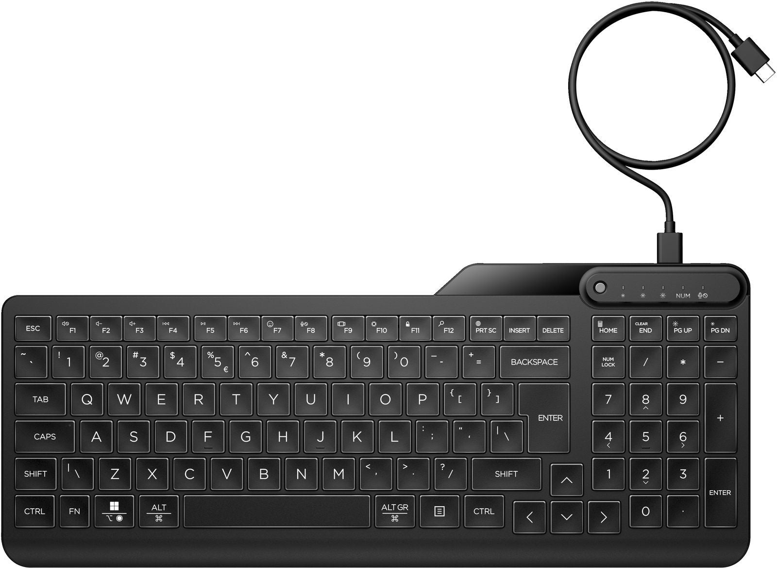 HP 405 Tastiera USB retroilluminata [7N7C1AA#ABZ]