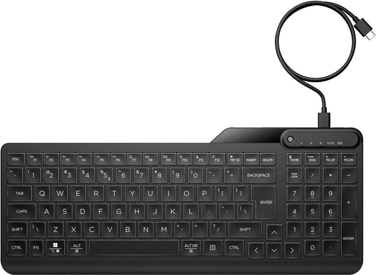 HP 405 Tastiera USB retroilluminata [7N7C1AA#ABZ]
