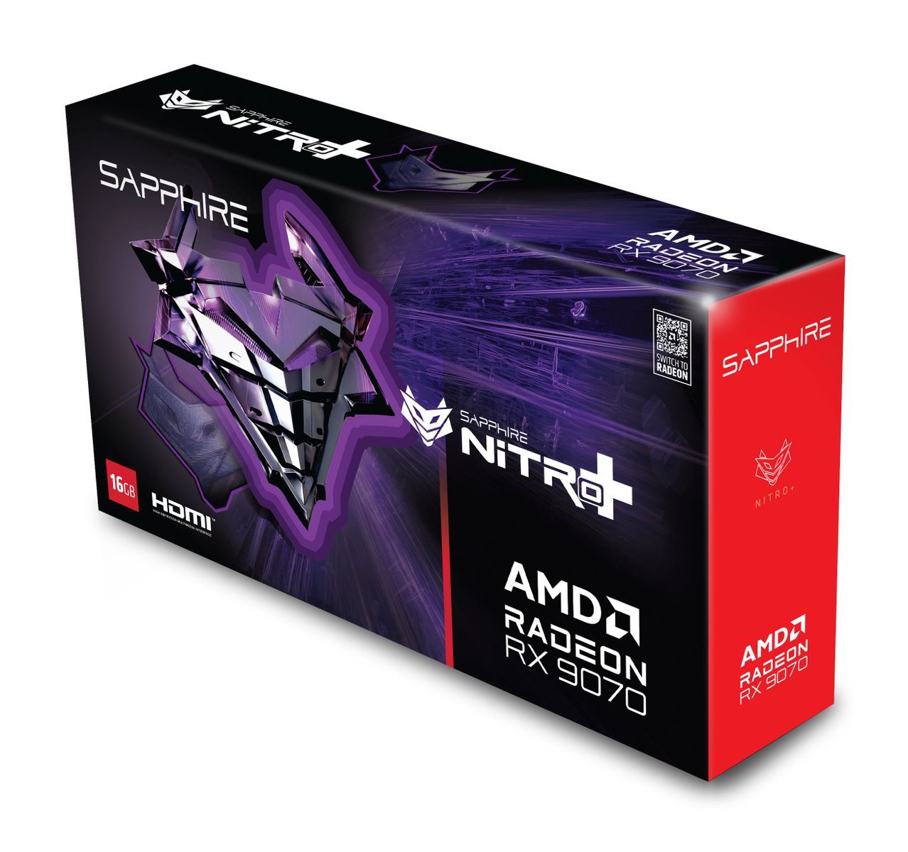 Sapphire NITRO+ Radeon RX 9070 AMD 16 GB GDDR6 [11349-01-20G]