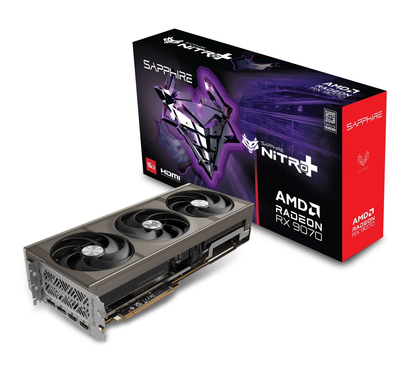Sapphire NITRO+ Radeon RX 9070 AMD 16 GB GDDR6 [11349-01-20G]