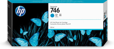 HP Cartuccia di inchiostro ciano 746 DesignJet da 300 ml [P2V80A]