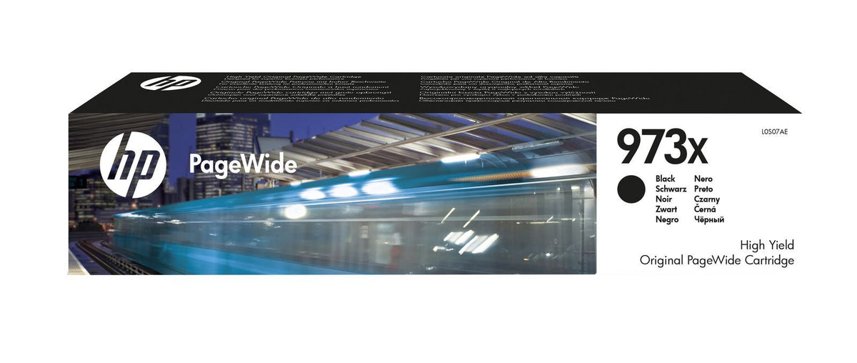 HP Cartuccia nero ad alta capacità originale 973X PageWide [L0S07AE]