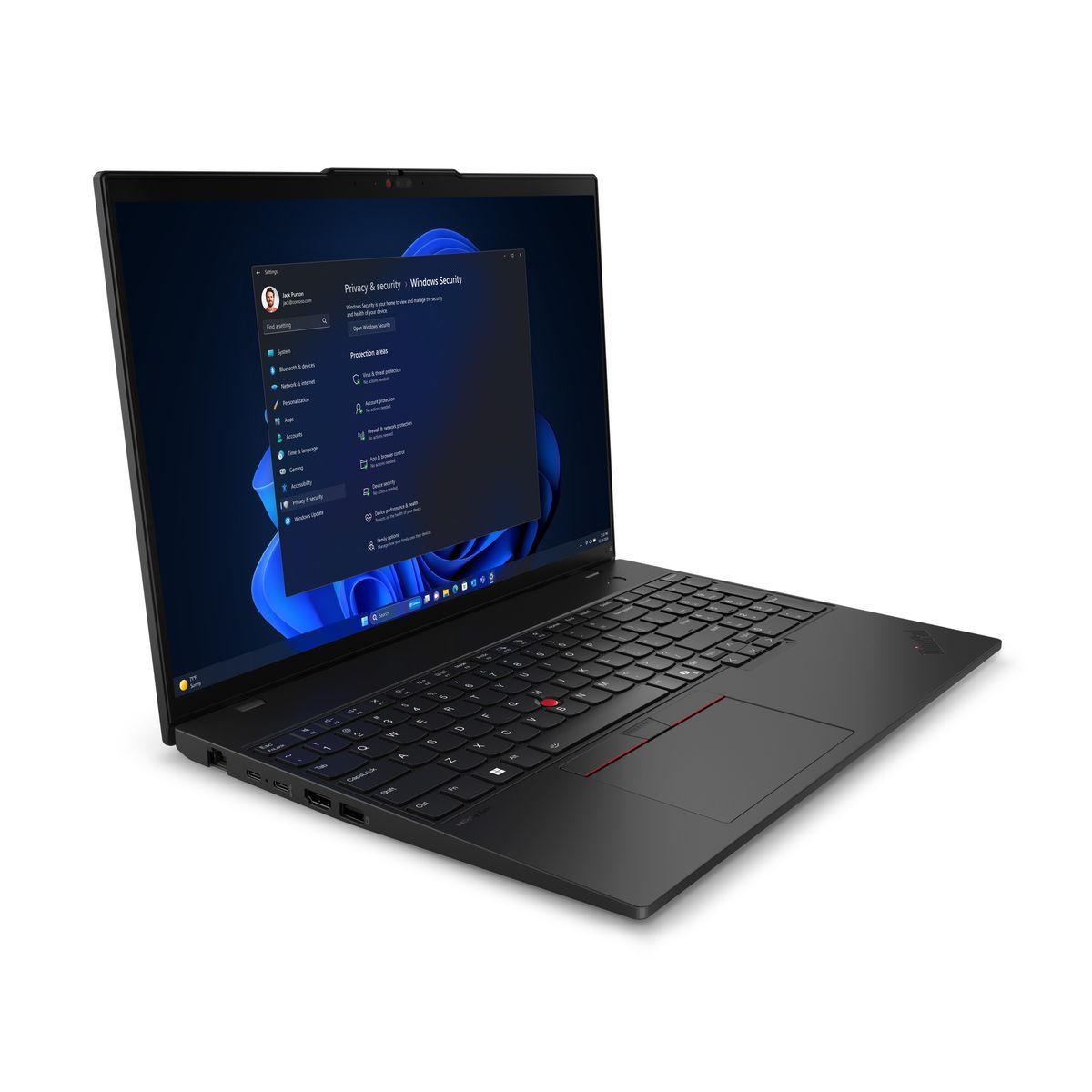 Lenovo ThinkPad L16 Gen 1 (AMD) AMD Ryzen 5 7535U Computer portatile 40,6 cm (16") WUXGA 16 GB DDR5-SDRAM 512 GB SSD Wi-Fi 6E (802.11ax) Windows 11 Pro Nero [21L70018IX]