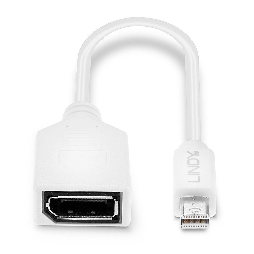 Lindy 41021 cavo DisplayPort 0,15 m Mini DisplayPort Bianco [LINDY41021]