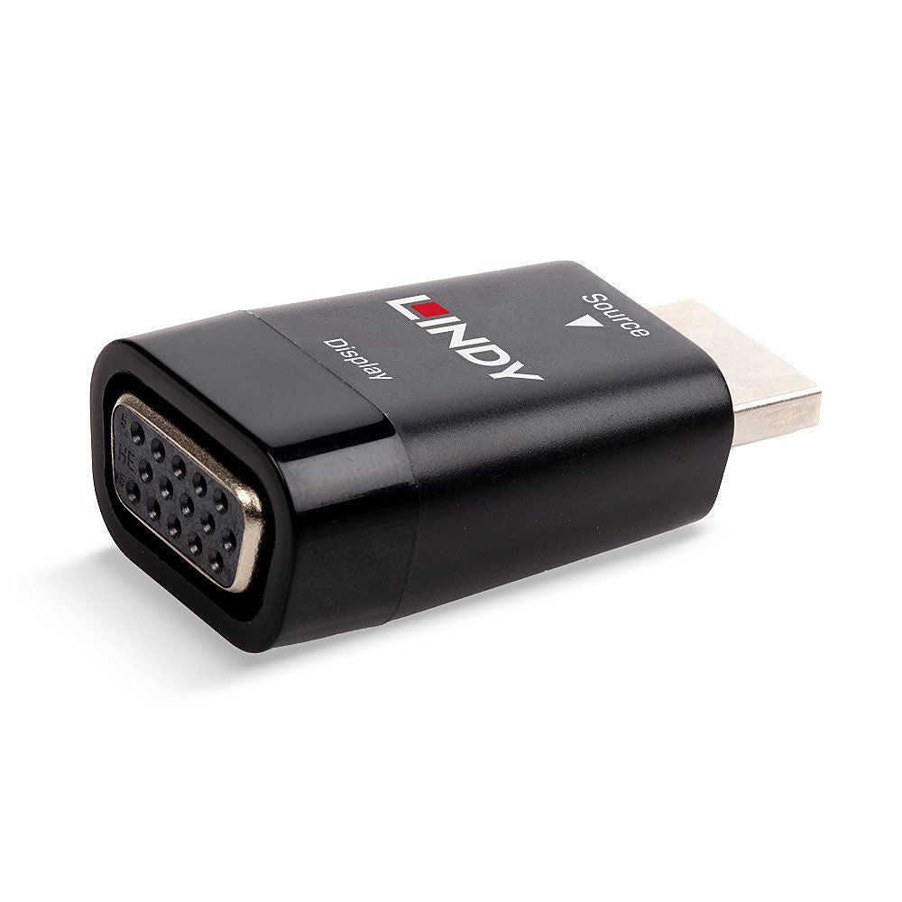 Lindy 38194 adattatore per inversione del genere dei cavi HDMI Type A (Standard) VGA Nero [LINDY38194]