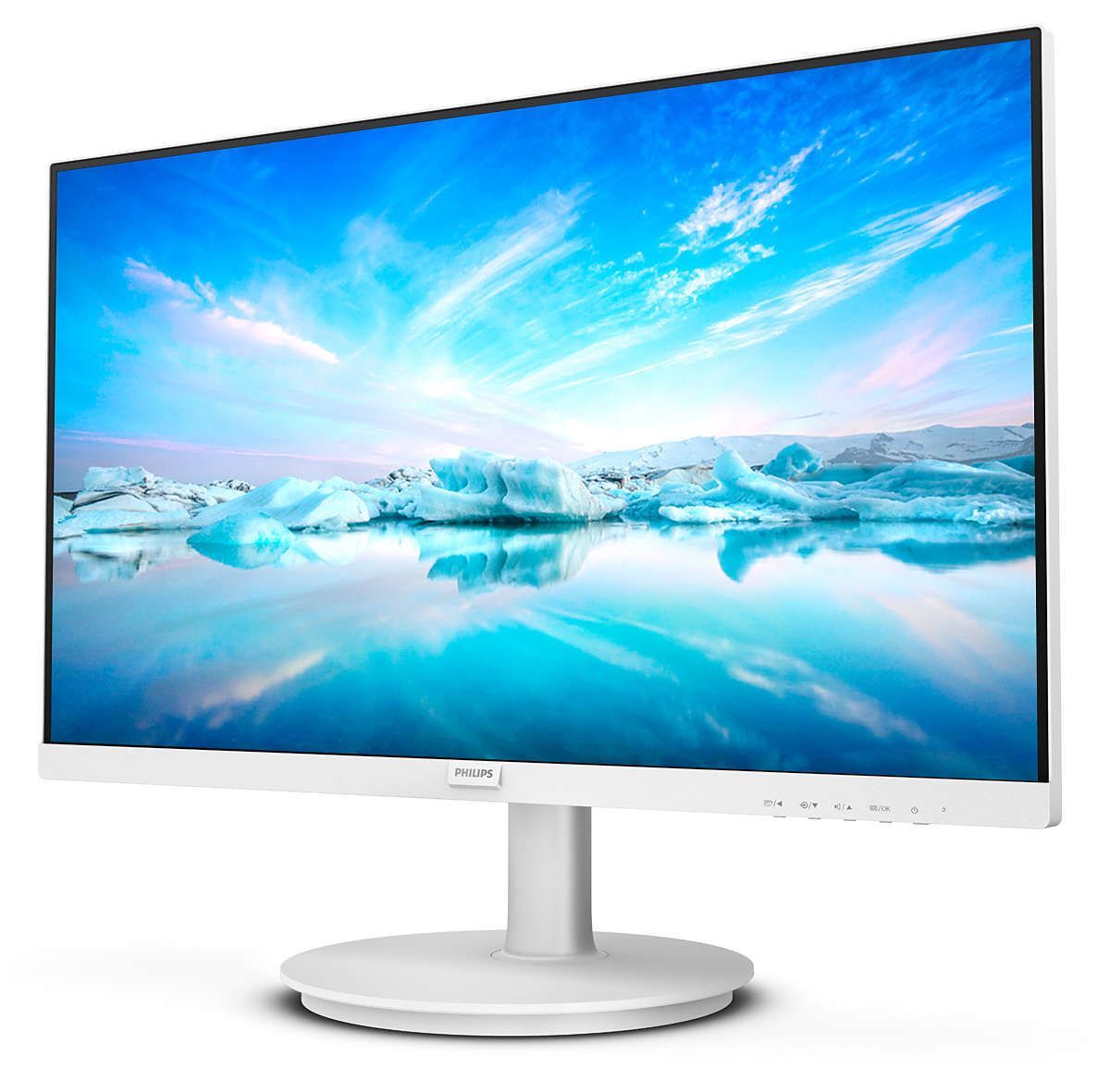 Philips V Line 271V8AW/00 Monitor PC 68,6 cm (27") 1920 x 1080 Pixel Full HD LCD Bianco [271V8AW/00]