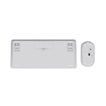 Trust Lyra tastiera Mouse incluso Universale RF senza fili + Bluetooth QWERTY Italiano Bianco [25074]