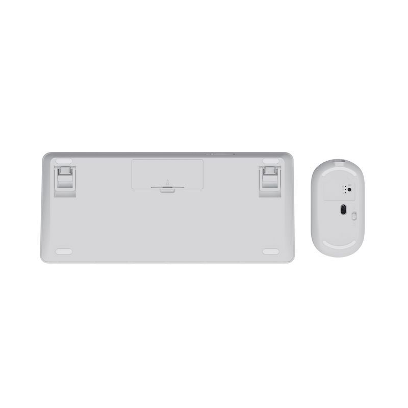 Trust Lyra tastiera Mouse incluso Universale RF senza fili + Bluetooth QWERTY Italiano Bianco [25074]