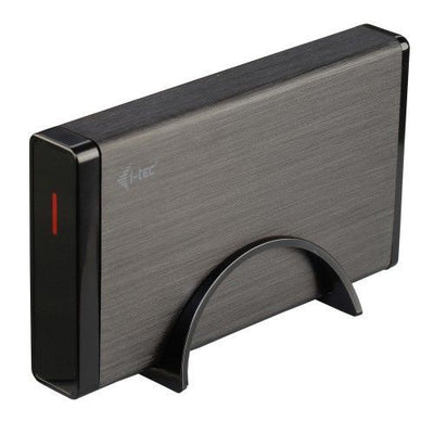 i-tec MYSAFE35U401 contenitore di unità di archiviazione Box esterno HDD Nero, Metallico 3.5" [MYSAFE35U401]