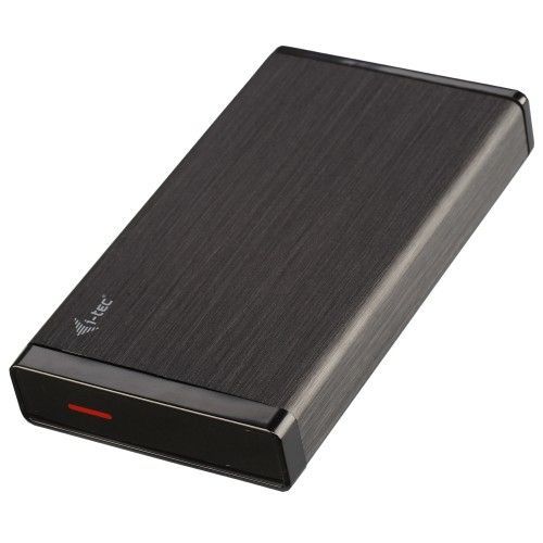 i-tec MYSAFE35U401 contenitore di unità di archiviazione Custodia per Disco Rigido (HDD) Nero, Metallico 3.5" [MYSAFE35U401]