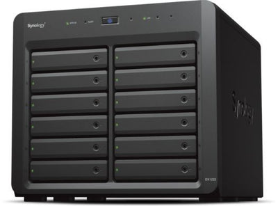 Synology DX1222 contenitore di unità di archiviazione Box esterno HDD/SSD Nero 2.5/3.5" [DX1222]