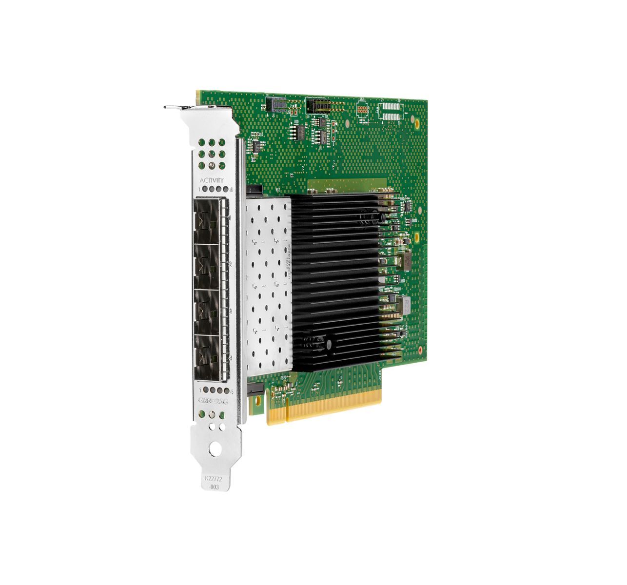 Hewlett Packard Enterprise Intel E810-XXVDA4 Ethernet 10/25Gb 4-port SFP28 Interno Ethernet / Fiber 25000 Mbit/s [P08458-B21] - ITPartners