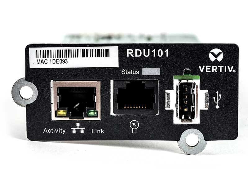 Vertiv IntelliSlot RDU101 Interno Ethernet 100 Mbit/s [RDU101]