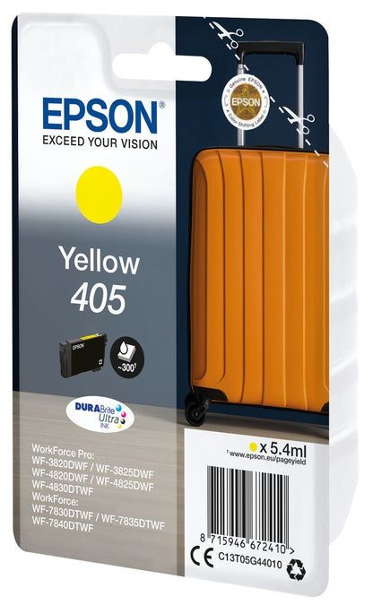 Epson Singlepack Yellow 405 DURABrite Ultra Ink [C13T05G44010]