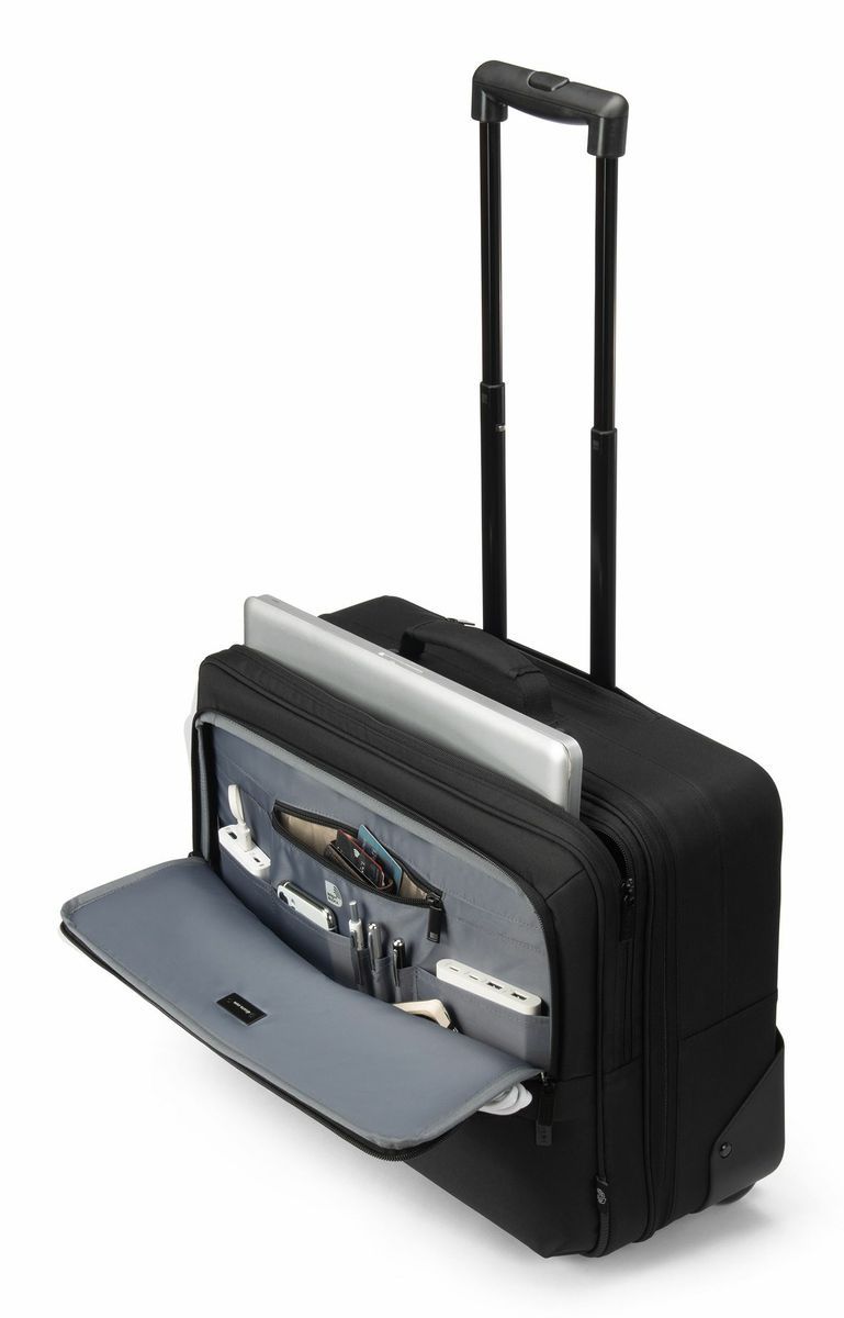 DICOTA D32036-RPET borsa per laptop 43,9 cm (17.3") Custodia trolley Nero [D32036-RPET]