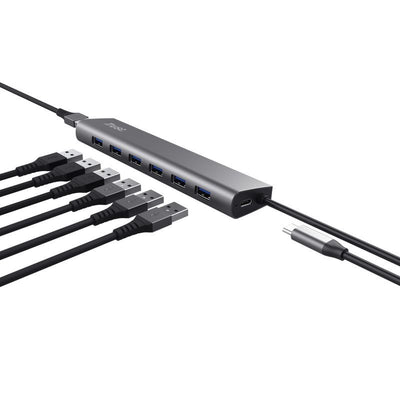 Trust Halyx USB 3.2 Gen 1 (3.1 Gen 1) Type-A 5000 Mbit/s Argento [24967]