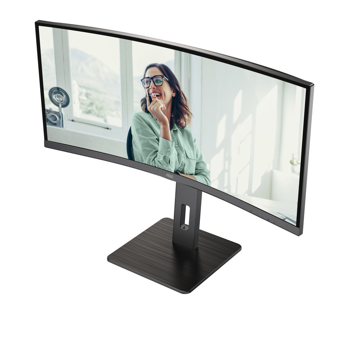 AOC CU34P3CV Monitor PC 86,4 cm (34") 3440 x 1440 Pixel UltraWide Quad HD LED Nero [CU34P3CV]