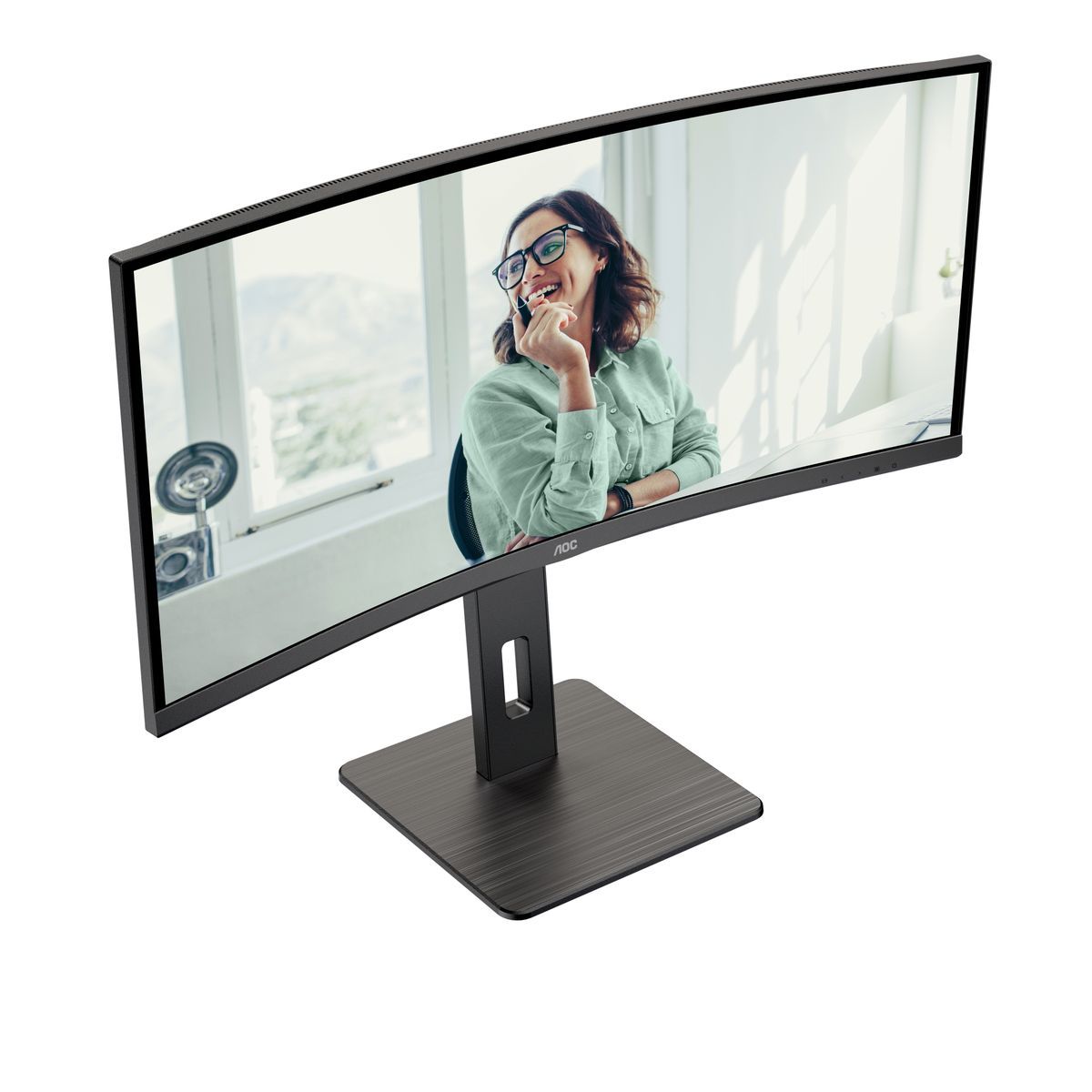 AOC CU34P3CV Monitor PC 86,4 cm (34") 3440 x 1440 Pixel UltraWide Quad HD LED Nero [CU34P3CV]