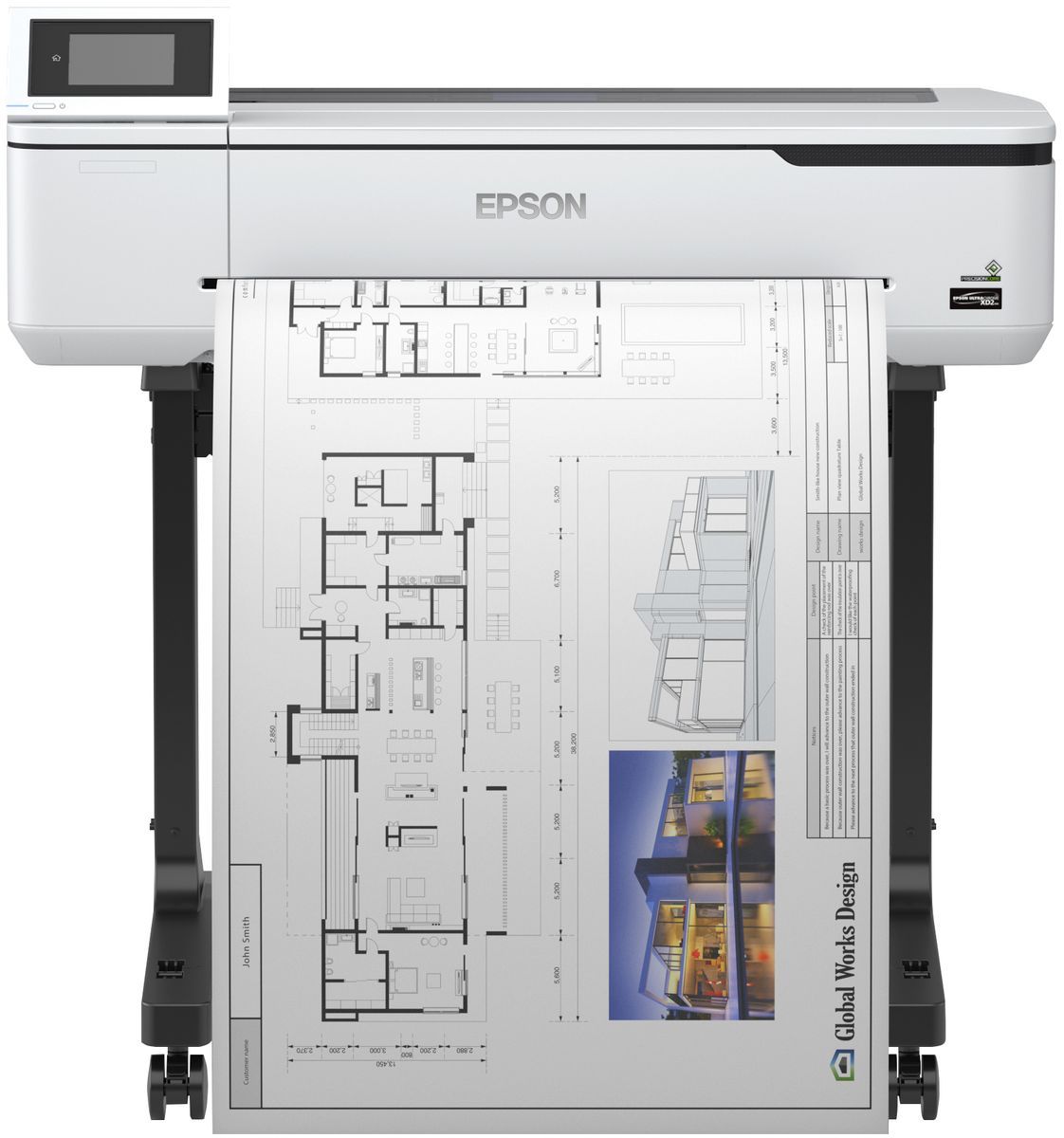 Epson SureColor SC-T3100 - Wireless Printer (with stand) [C11CF11302A0]
