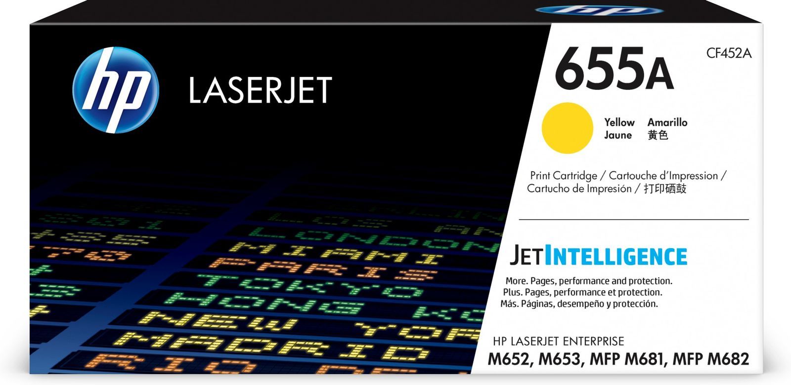 HP Cartuccia toner giallo originale LaserJet 655A [CF452A]