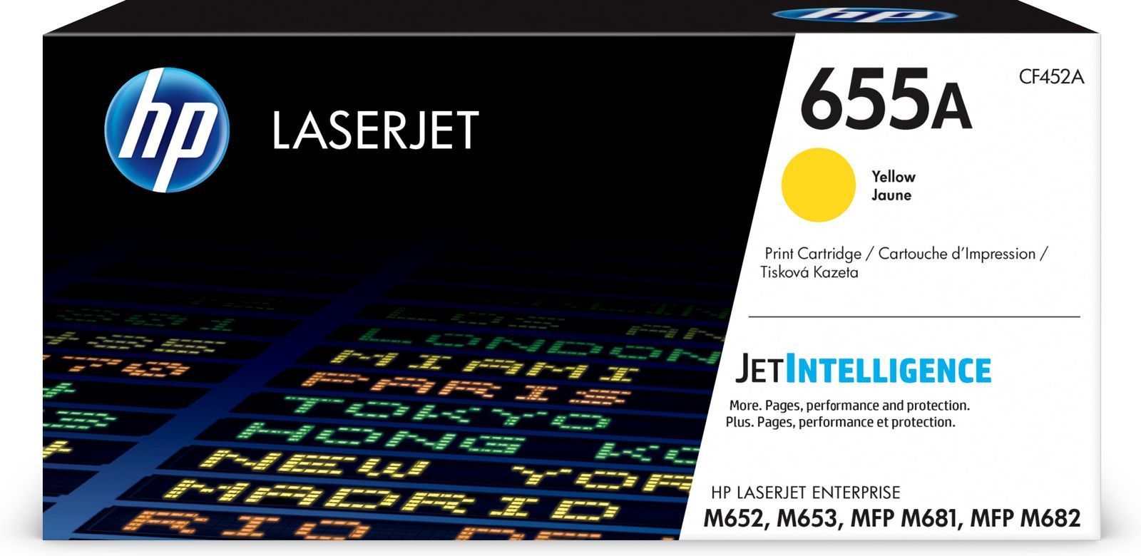 HP Cartuccia toner giallo originale LaserJet 655A [CF452A]