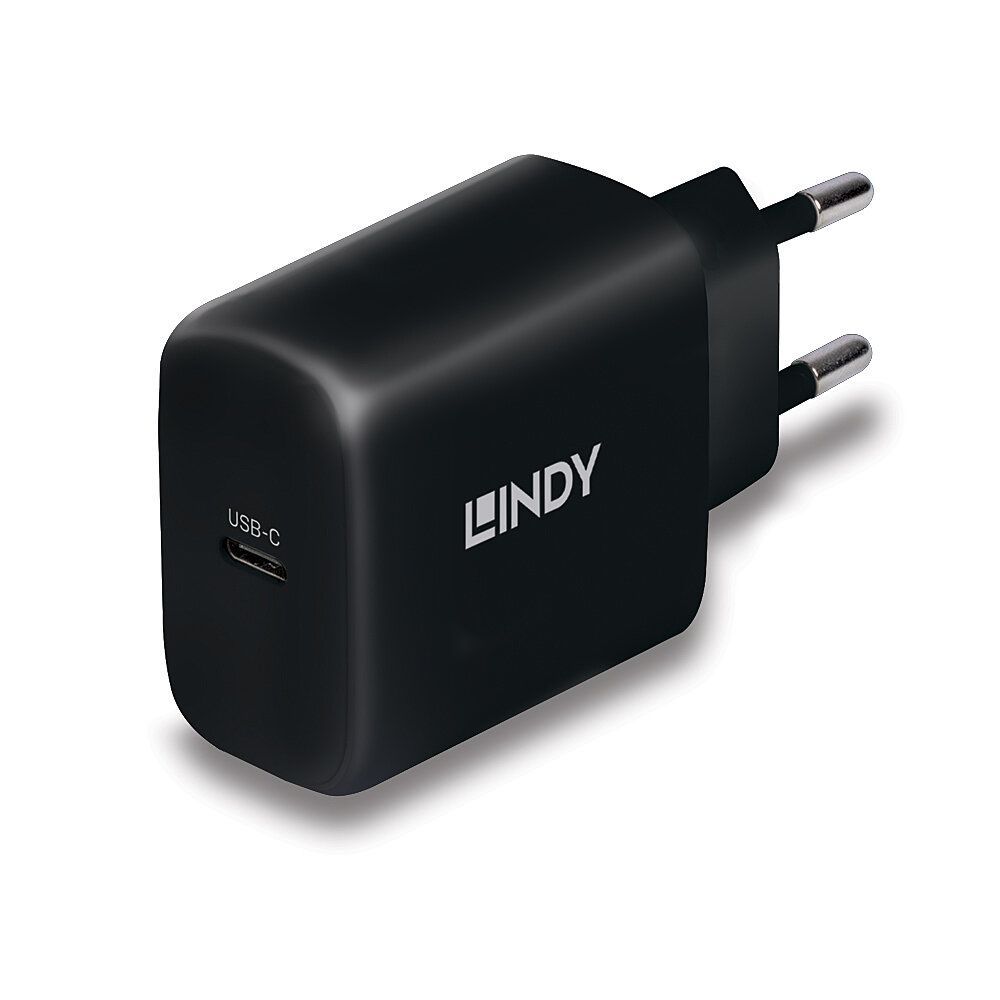 Lindy 73426 Caricabatterie per dispositivi mobili Universale Nero AC Ricarica rapida Interno [LINDY73426]