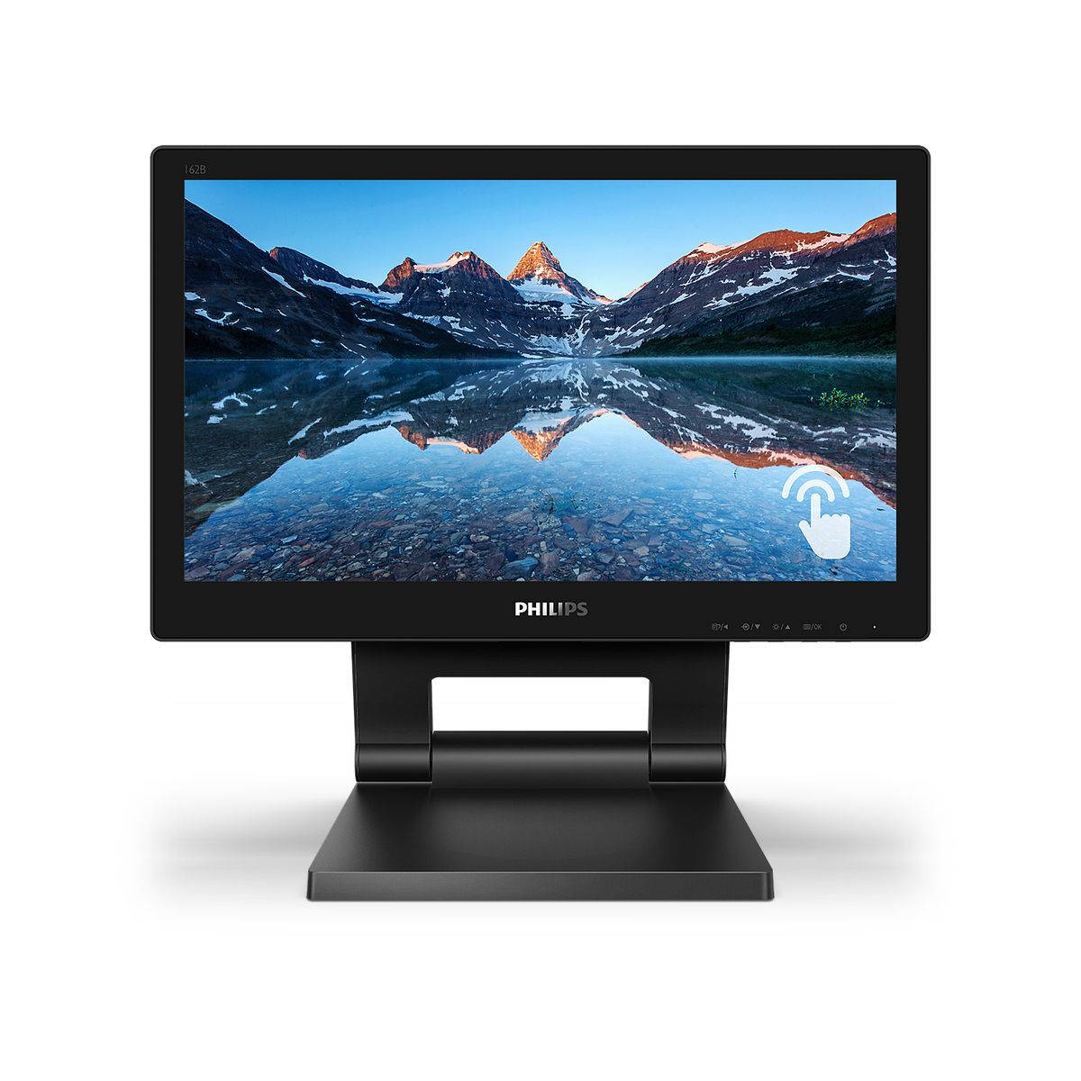 Philips 162B9T/00 Monitor PC 39,6 cm (15.6") 1366 x 768 Pixel HD LCD Touch screen Nero [162B9T/00]