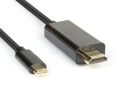 Hamlet XVAUC-HDM4K20 cavo e adattatore video 2 m USB tipo-C HDMI tipo A (Standard) Nero [XVAUC-HDM4K20]