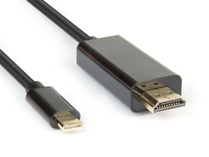 Hamlet XVAUC-HDM4K20 cavo e adattatore video 2 m USB tipo-C HDMI tipo A (Standard) Nero [XVAUC-HDM4K20]