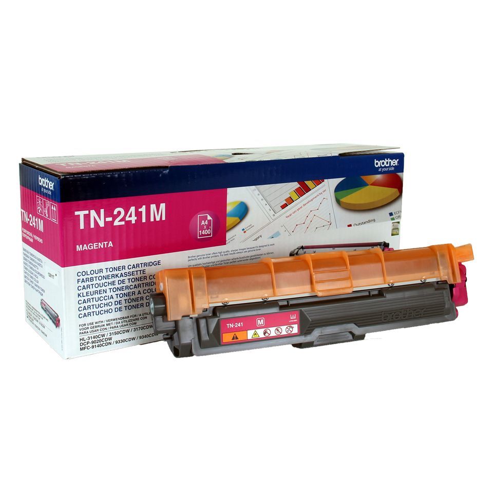 Brother TN-241M cartuccia toner 1 pz Originale Magenta [TN241M]