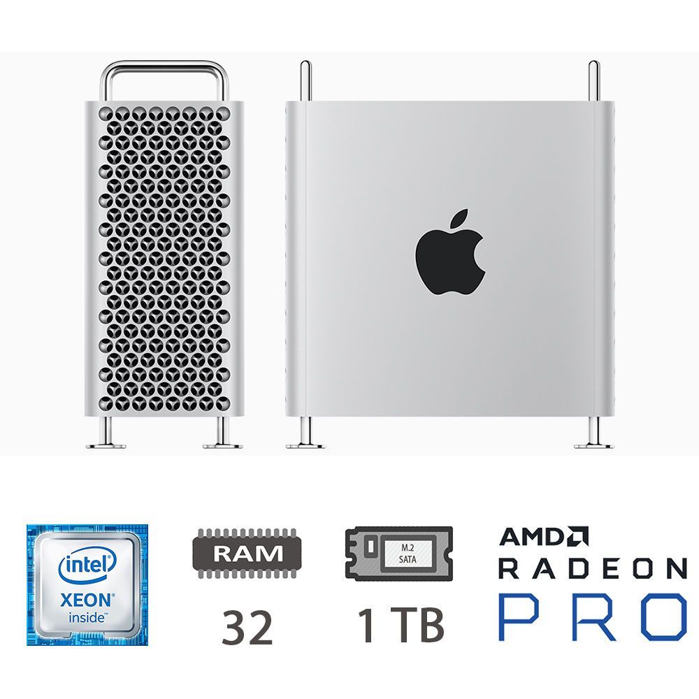 MAC PRO (2019)XEON W-3235/32/1M2/2XRP W5700X/2Y [006916PCR-EU]