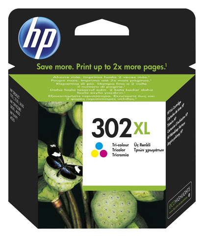 HP Cartuccia originale inchiostro tricromia ad alta capacità 302XL [F6U67AE#UUS]